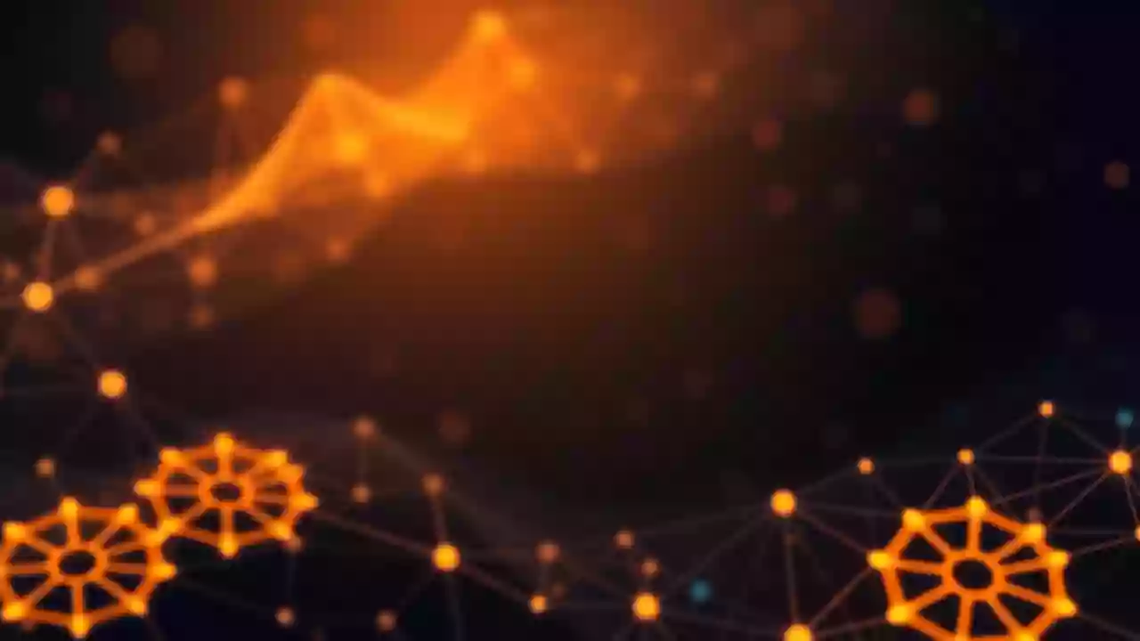 Abstract XRP icon, representing digital finance and blockchain tech, with subtle Indian patterns.