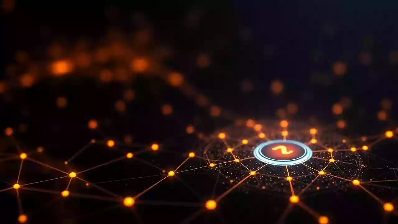 Exodus XRP wallet: Blockchain tech, digital finance, abstract design, Indian patterns.