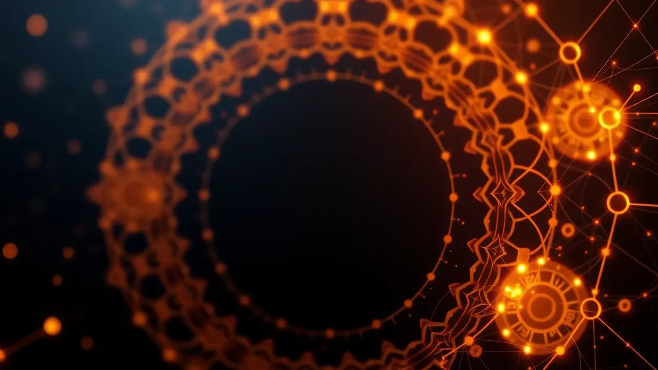 Abstract digital finance comparison: HYPE vs XRP, blockchain tech, Indian colors, XRP icon.