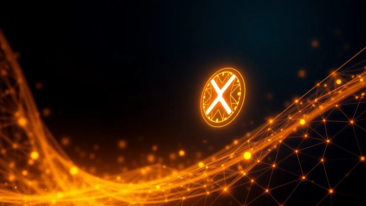 Abstract digital finance comparison of Litecoin vs XRP, featuring blockchain tech and Indian-inspired design.