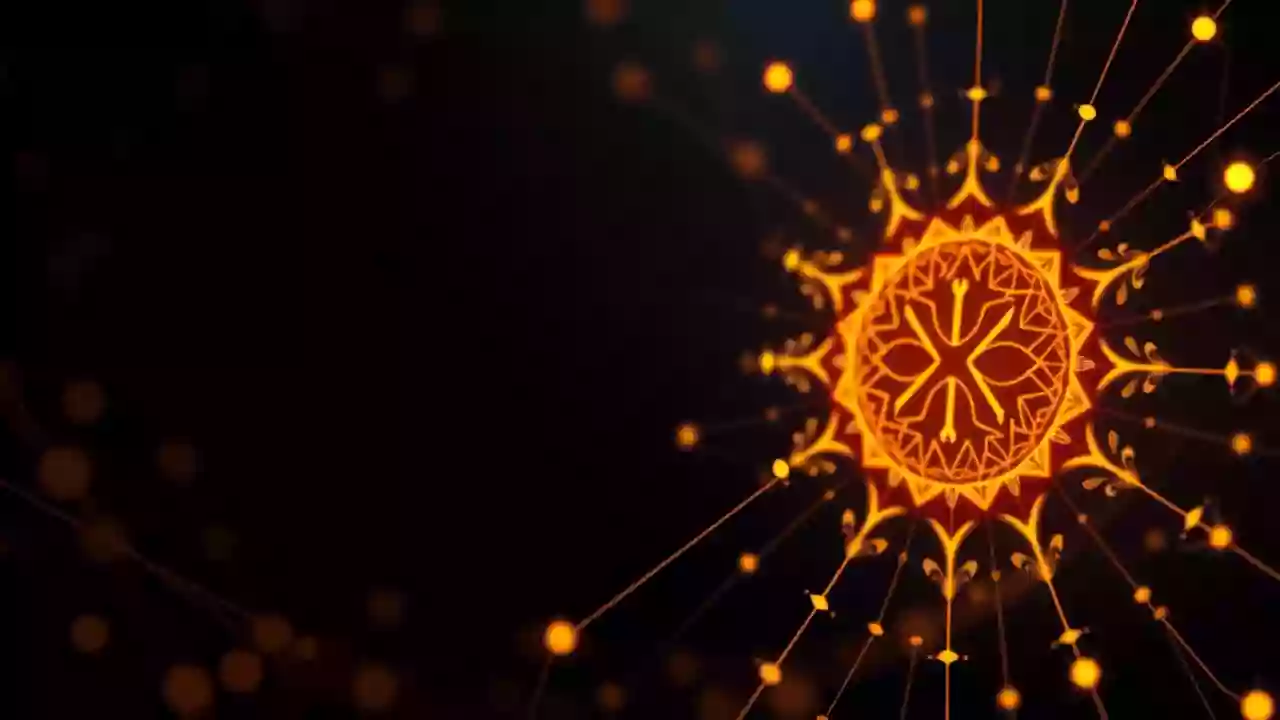 Dynamic blockchain visualization of real-time fiat-to-XRP exchange flows, with Indian accents.