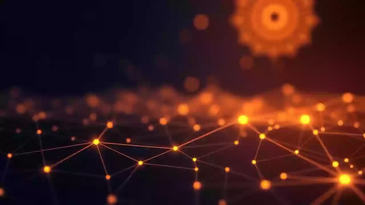 Futuristic digital finance landscape with an abstract XRP icon and subtle Indian patterns.