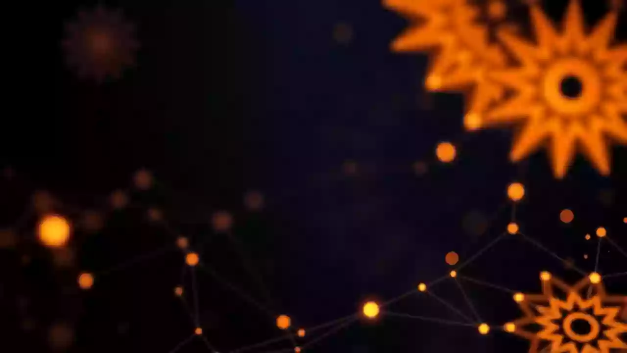 XRP icon integrated with evolving blockchain tech and digital finance, featuring Indian-inspired accents.