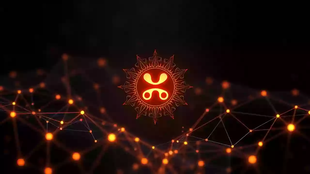 XRP ownership concentration: a blockchain data visualization with subtle Indian-inspired aesthetic.