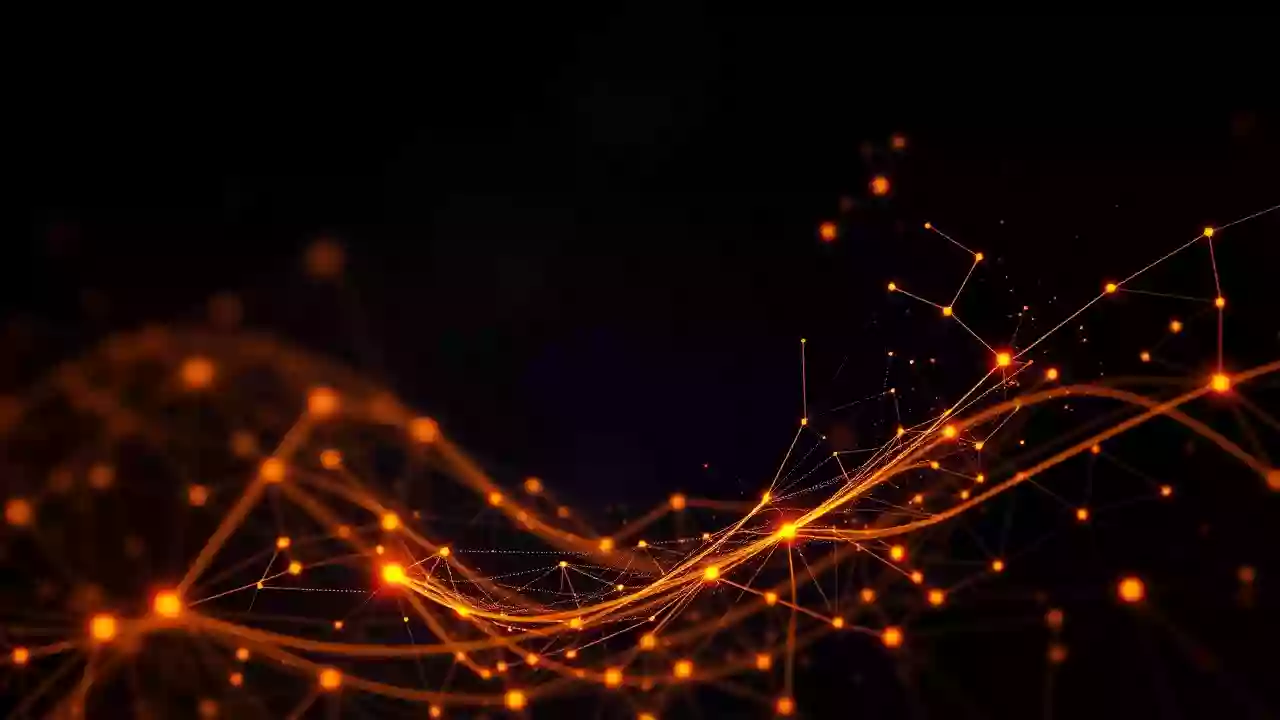 Abstract blockchain art for XRP trading, digital finance tech, subtle Indian patterns, and crypto symbol.